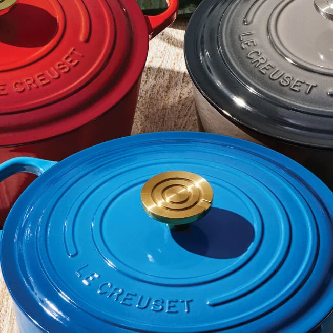 Le Creuset Crucible Knobs: Light Gold