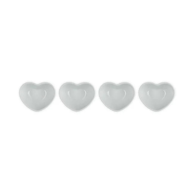 Le Creuset Heart Collection Pinch Bowls (Set of 4): White