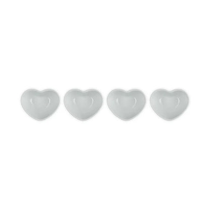 Le Creuset Heart Collection Pinch Bowls (Set of 4): White