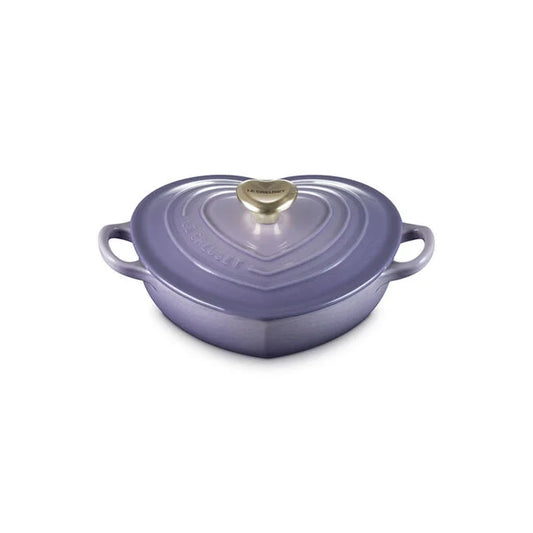 Le Creuset Heart Collection Shallow Cocotte: 1.25 QT, Provence