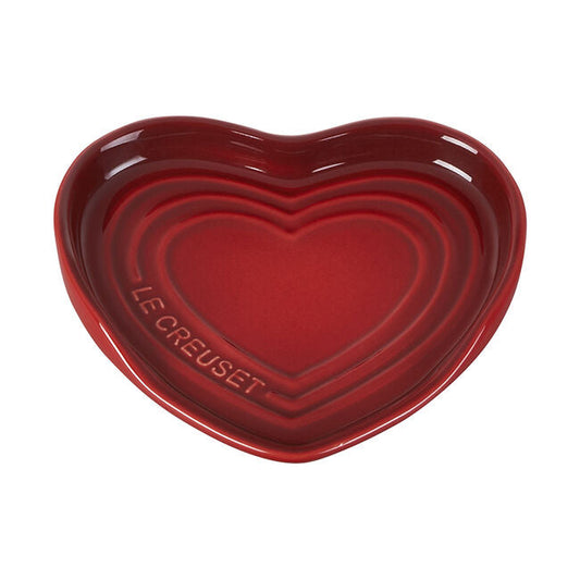 Le Creuset L'Amour Collection Heart Spoon Rest: Cerise