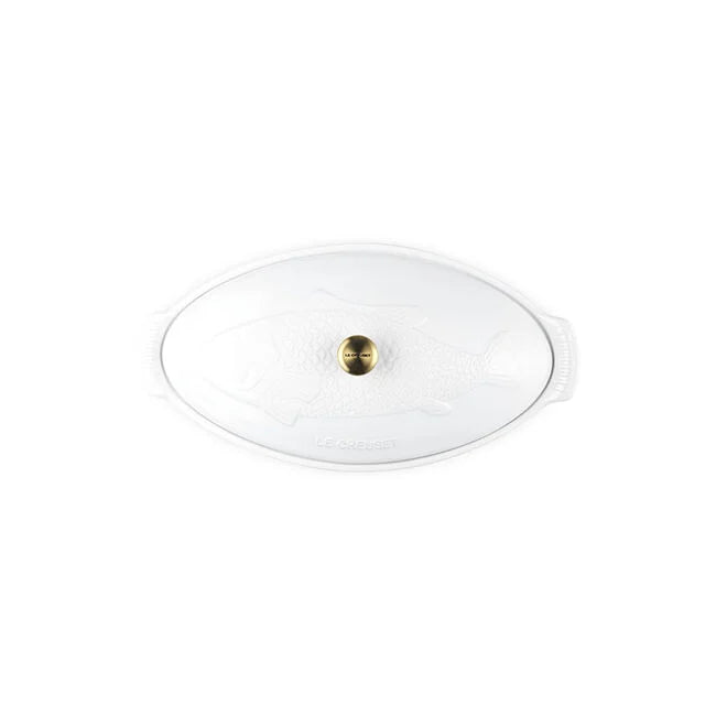 Le Creuset Heritage Fish Baker: White