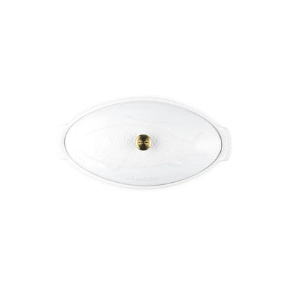 Le Creuset Heritage Fish Baker: White