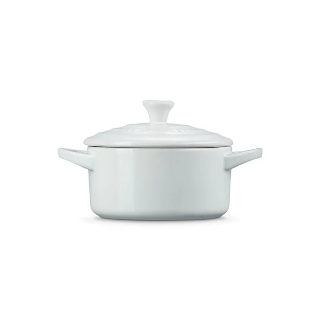 Le Creuset Mini Round Cocotte: 24 oz., White