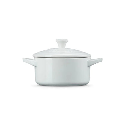 Le Creuset Mini Round Cocotte: 24 oz., White