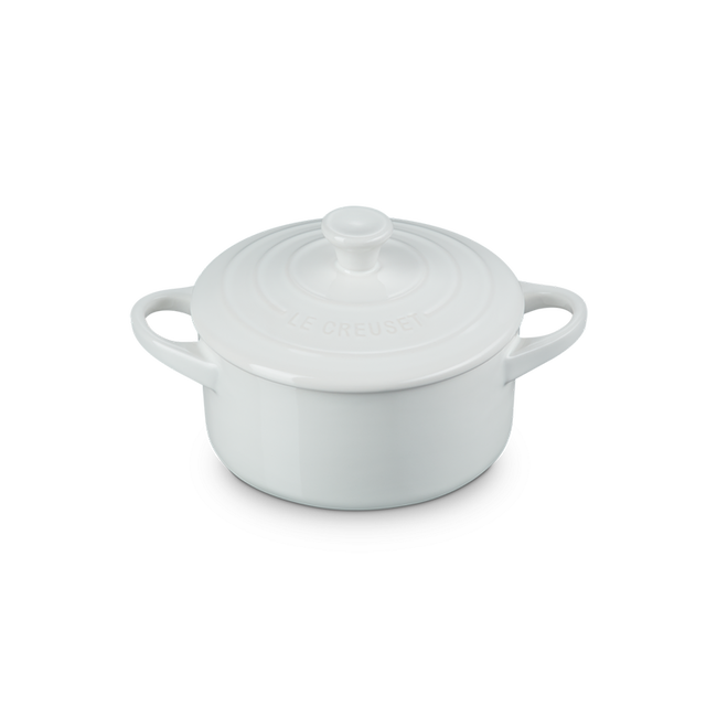 Le Creuset Mini Round Cocotte: 24 oz., White