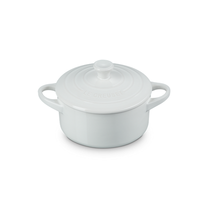 Le Creuset Mini Round Cocotte: 24 oz., White