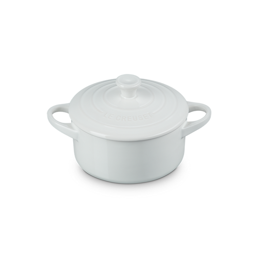 Le Creuset Mini Round Cocotte: 24 oz., White