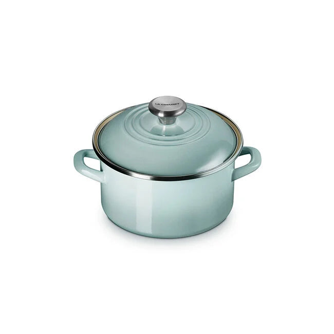 Le Creuset Petite Stockpot: 3.8 QT, Sea Salt