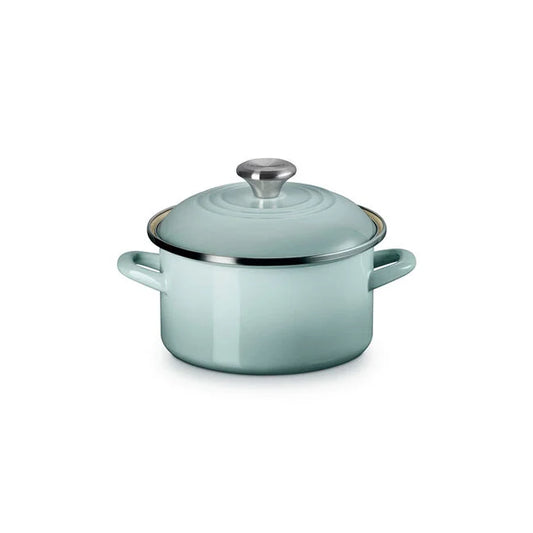 Le Creuset Petite Stockpot: 3.8 QT, Sea Salt