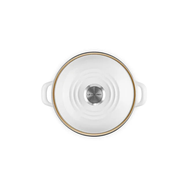 Le Creuset Petite Stockpot: 3.8 QT, White