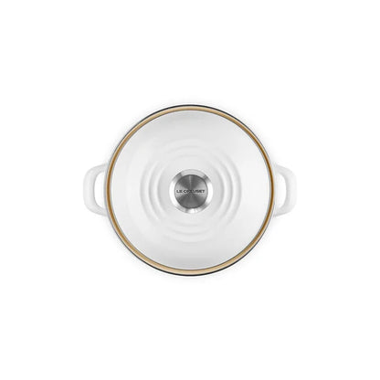 Le Creuset Petite Stockpot: 3.8 QT, White