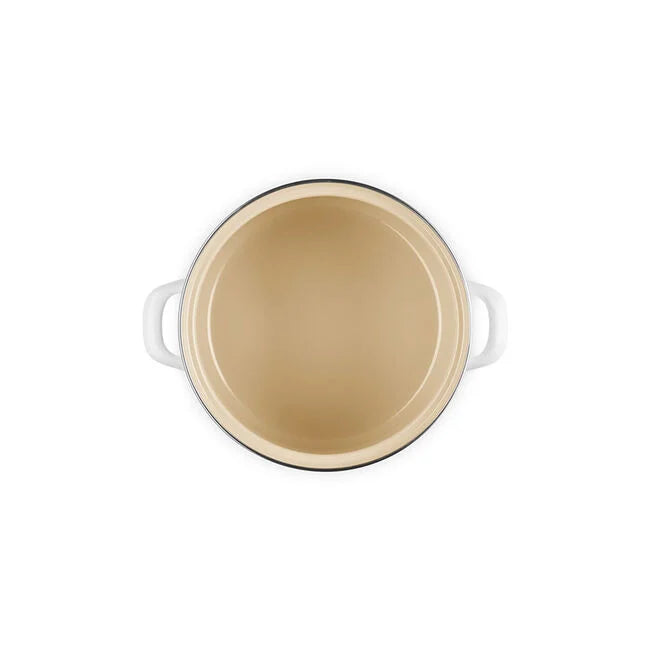 Le Creuset Petite Stockpot: 3.8 QT, White