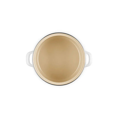 Le Creuset Petite Stockpot: 3.8 QT, White