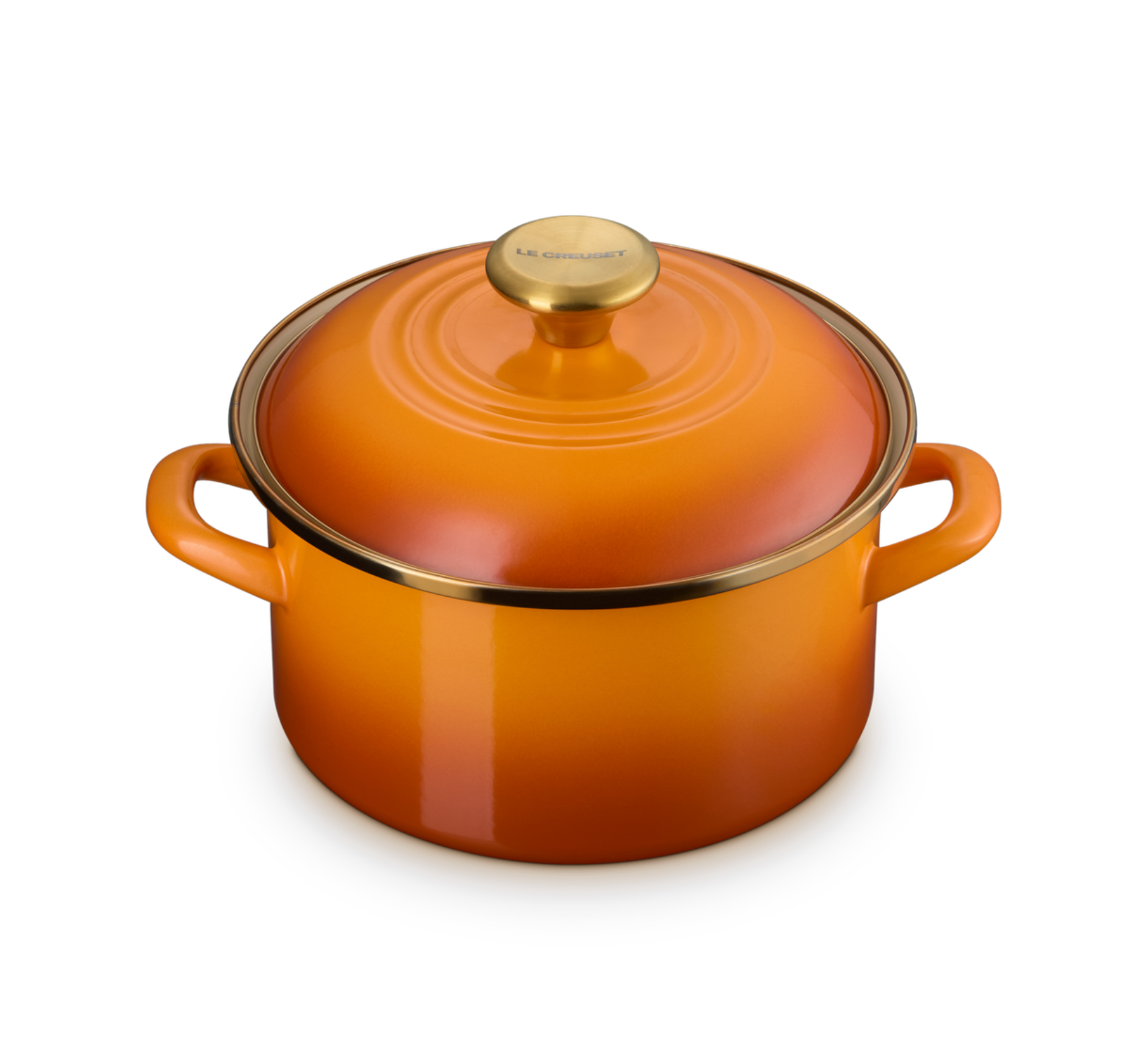 Le Creuset Petite Stockpot: 3.8 QT, Persimmon
