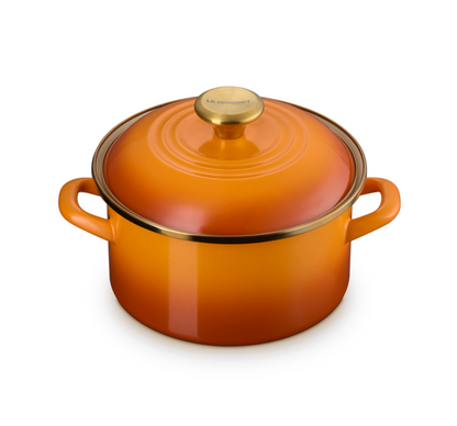 Le Creuset Petite Stockpot: 3.8 QT, Persimmon