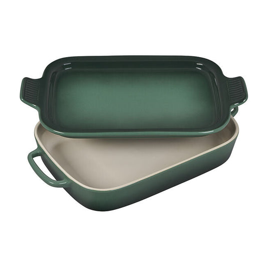 Le Creuset Rectangular Dish with Platter Lid: Artichaut