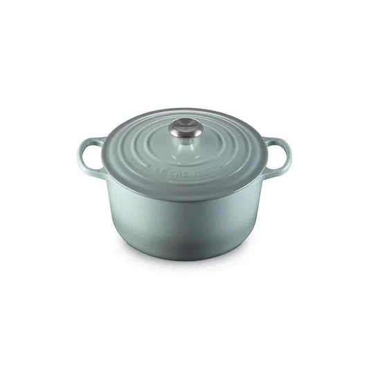 Le Creuset Round Deep Dutch Oven: 6.5 QT, Sea Salt
