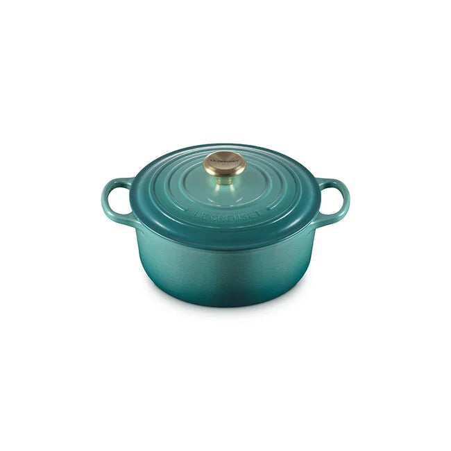 Le Creuset Round Dutch Oven:  4.5 QT, Bleu Riviera