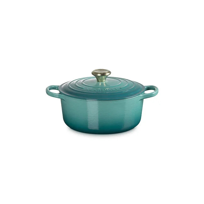 Le Creuset Round Dutch Oven:  4.5 QT, Bleu Riviera