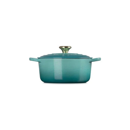 Le Creuset Round Dutch Oven:  4.5 QT, Bleu Riviera