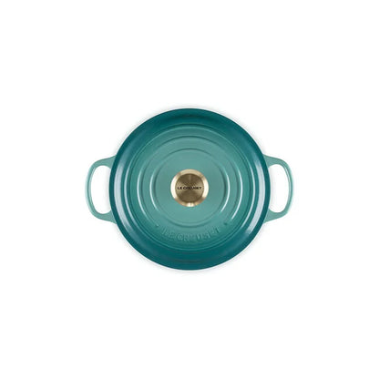 Le Creuset Round Dutch Oven:  4.5 QT, Bleu Riviera