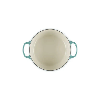Le Creuset Round Dutch Oven:  4.5 QT, Bleu Riviera