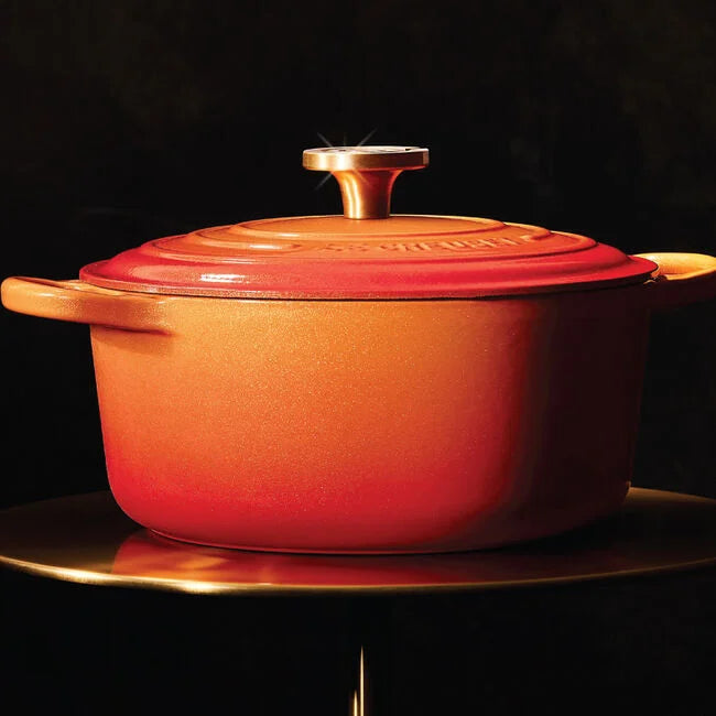 Le Creuset Round Dutch Oven: 4.5 QT, Flamme Dorée