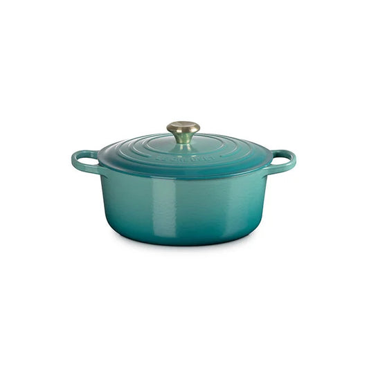 Le Creuset Round Dutch Oven:  7.25 QT, Bleu Riviera