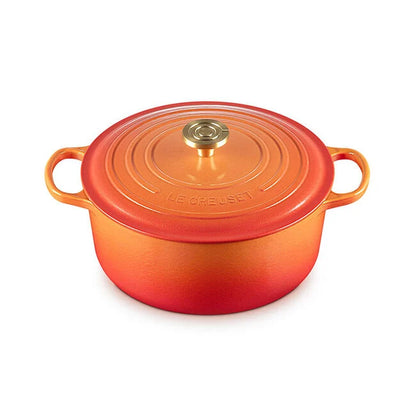 Le Creuset Round Dutch Oven: 7.25 QT, Flamme Dorée