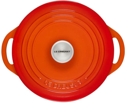 Le Creuset Shallow Round Dutch Oven: 2.75 QT, Flame