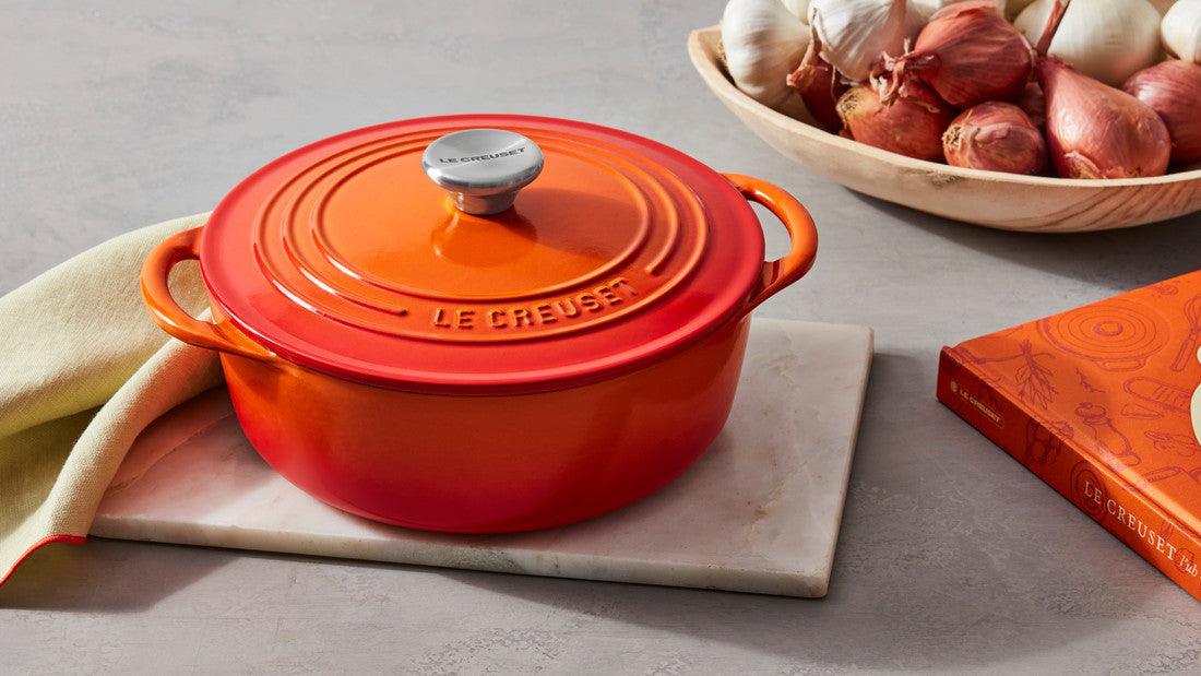 Le Creuset Shallow Round Dutch Oven: 2.75 QT, Flame