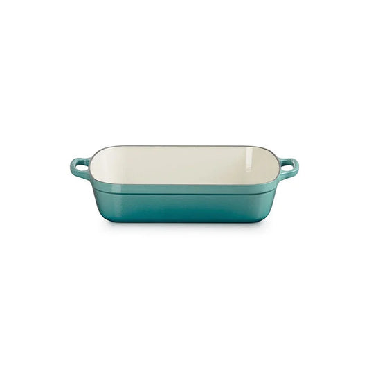Le Creuset Signature Roaster: 5.25 QT, Bleu Riviera