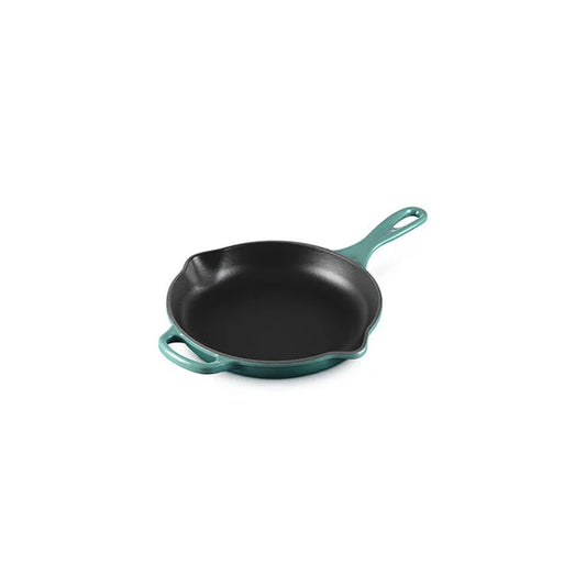 Le Creuset Skillet:  9", Bleu Riviera