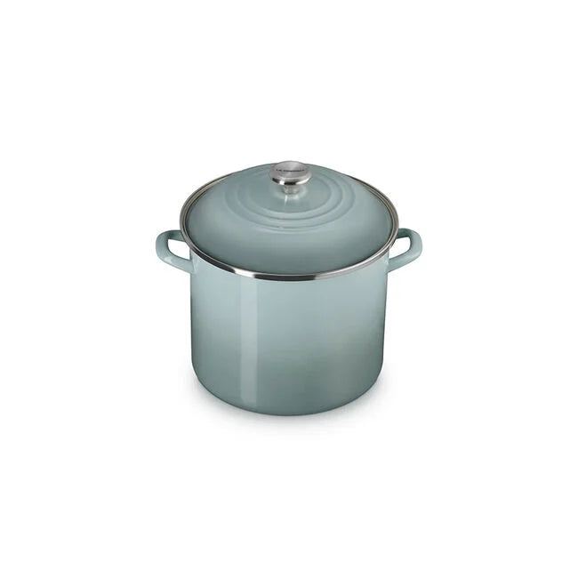 Le Creuset Stockpot: 12 QT, Sea Salt