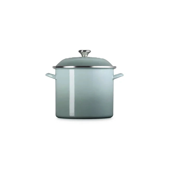 Le Creuset Stockpot: 12 QT, Sea Salt