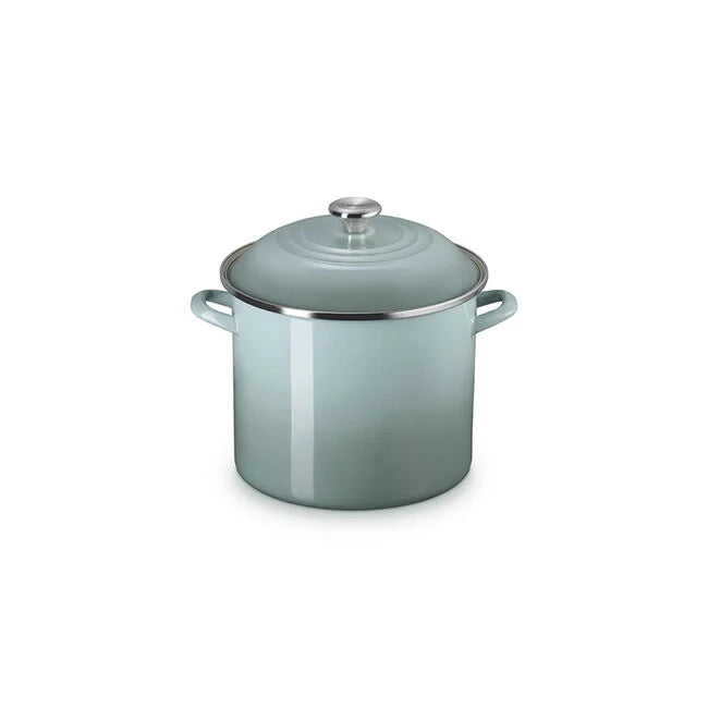 Le Creuset Stockpot: 12 QT, Sea Salt