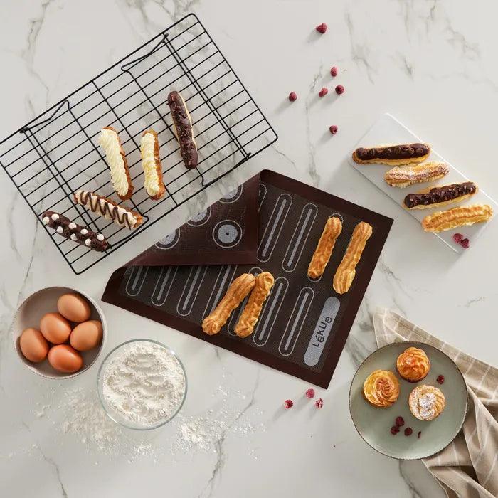 Lekue Silicone Baking Mat: 1/2 Sheet, Microperforated