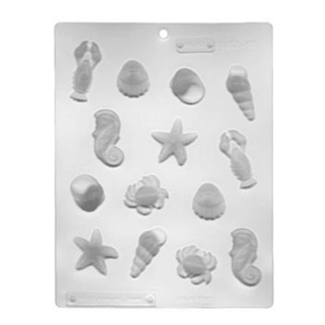 Hard Candy Molds - Sea Creatures Sheet Mold