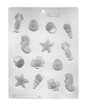 Hard Candy Molds - Sea Creatures Sheet Mold