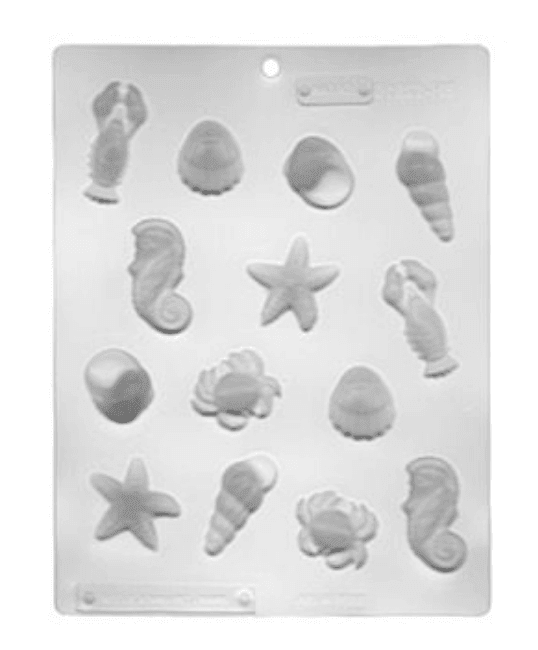 Hard Candy Molds - Sea Creatures Sheet Mold