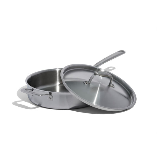 MADE IN® Stainless Clad Saute Pan with Lid: 3.5 QT