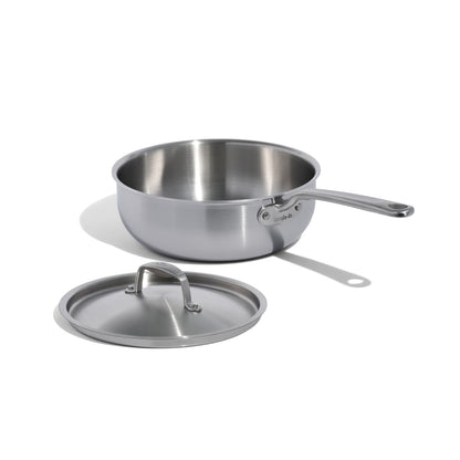 MADE IN® Stainless Clad Saucier with Lid: 3 QT