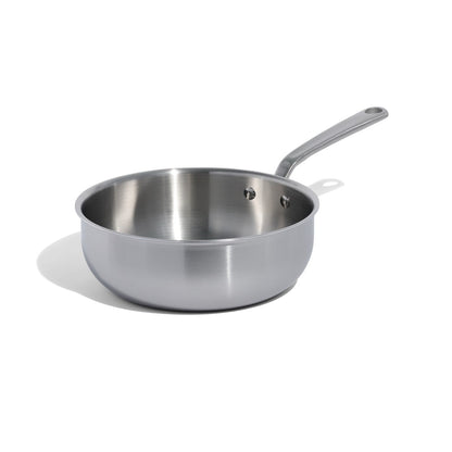 MADE IN® Stainless Clad Saucier with Lid: 3 QT