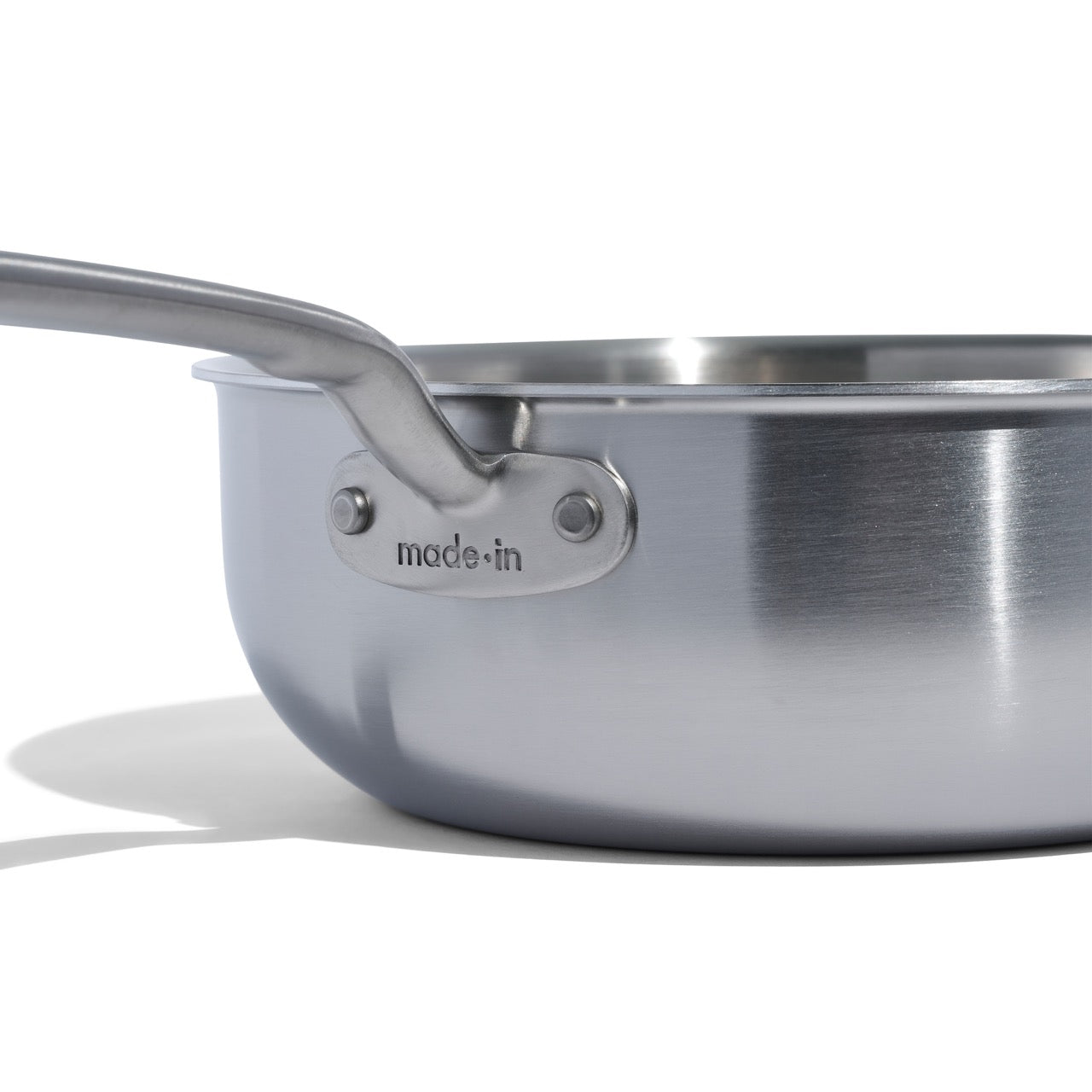 MADE IN® Stainless Clad Saucier with Lid: 3 QT