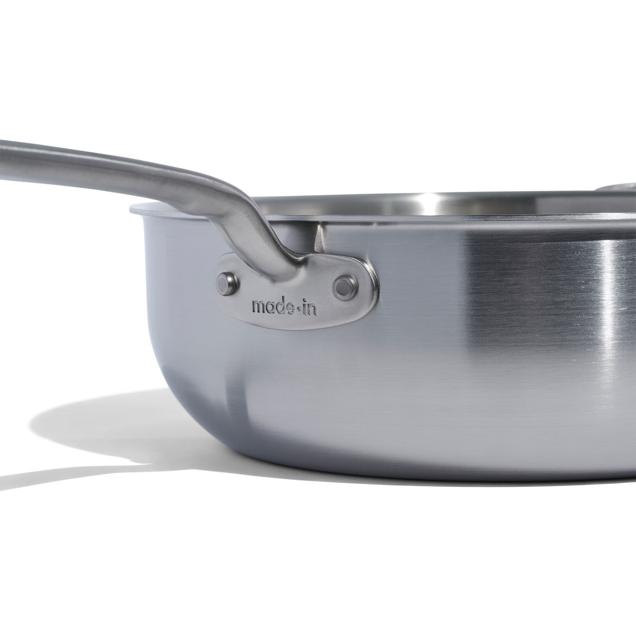 MADE IN® Stainless Clad Saucier with Lid: 5 QT