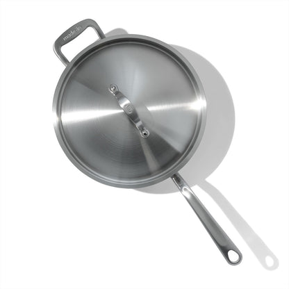 MADE IN® Stainless Clad Saucier with Lid: 5 QT