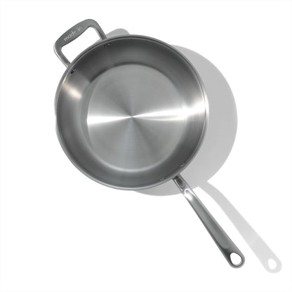 MADE IN® Stainless Clad Saucier with Lid: 5 QT