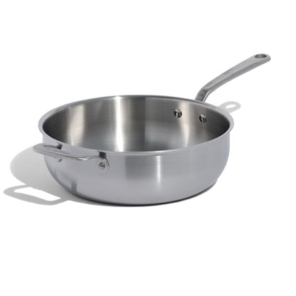 MADE IN® Stainless Clad Saucier with Lid: 5 QT