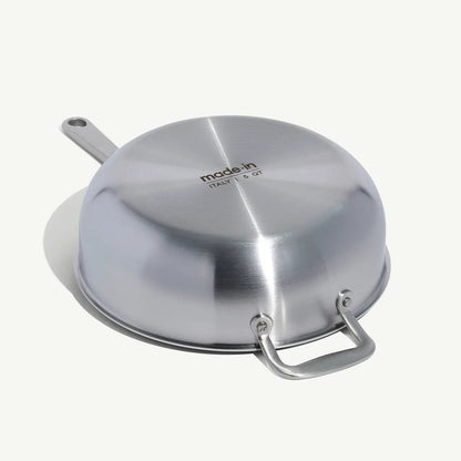 MADE IN® Stainless Clad Saucier with Lid: 5 QT